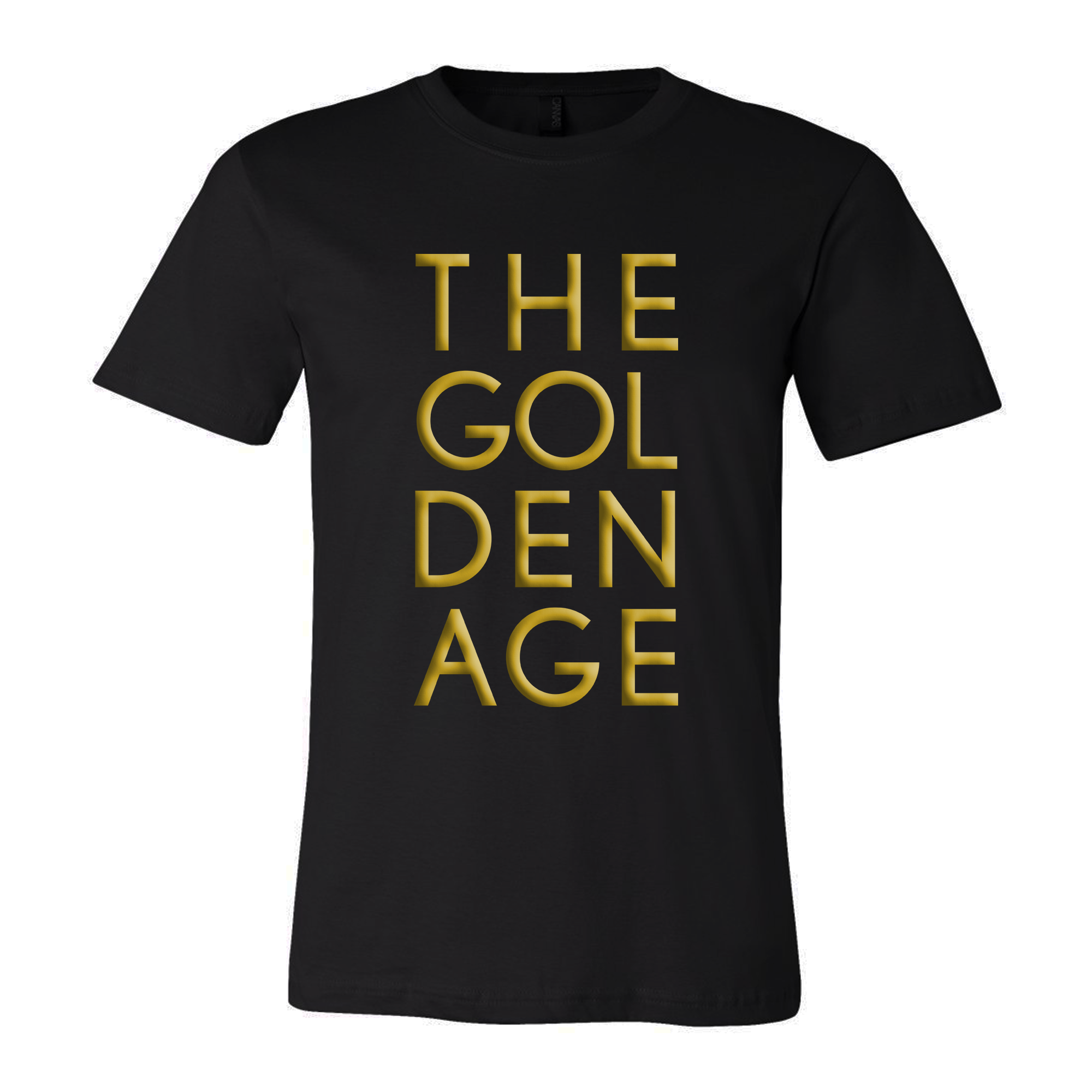 Synes godt om Række ud Vær opmærksom på JUSTIN CONNOR – THE GOLDEN AGE Gold Letter T-Shirt – Justin Connor